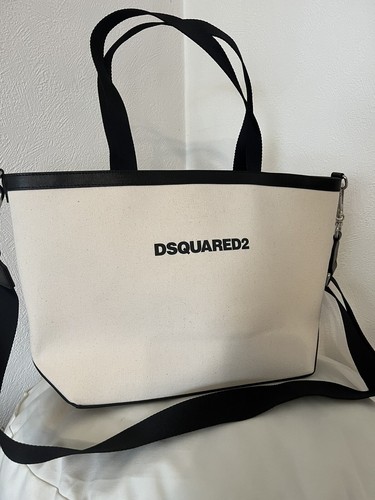 Dsquared2 canvas and leather - and,
