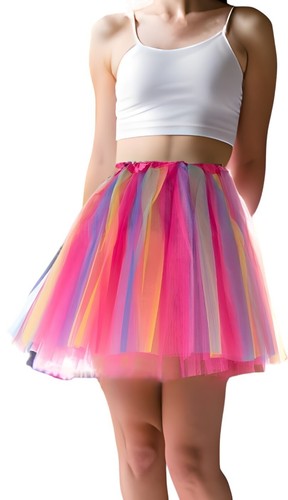 Ladies layer tutu skirt - skirt, neon
