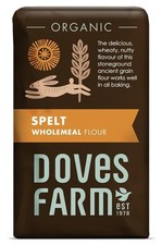 Doves Farm Organic Spelt Wholemeal Flour 1kg - 5 Pack