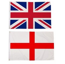 2 PACK St George's Day Flag