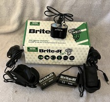 Brite-R Duo II HighPowered LED Bicycle Headlight  Bulbs 7200mAh Li-ion battery
