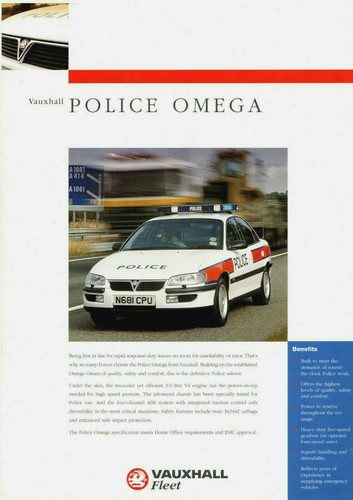 Vauxhall omega v6 - vauxhall,