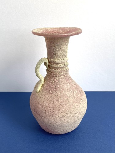 Vintage scavo glass vase - vintage,