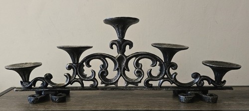 Cast iron candelabra - cast,