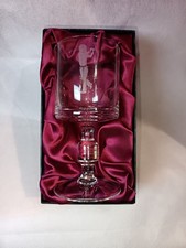 Etched Fine Crystal Goblet