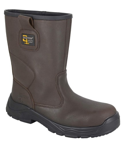 Grafters brown mens safety - brown,