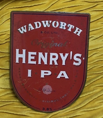 Wadworth henry ipa ale - wadworth, 'henry's
