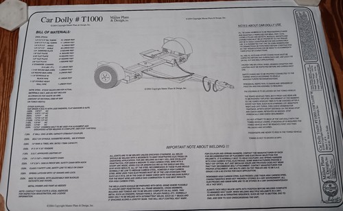 Car dolly trailer t1000 - dolly,