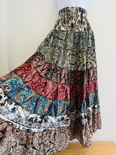 Skirt maxi long colourful - skirt,
