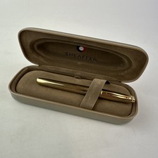 Sheaffer Prelude Gold Plated Fountain Pen And Box
