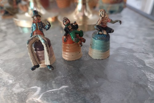 Vintage character thimbles - character,
