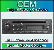 Renault Master CD player with AUX IN, Renault car stereo + radio code and keys