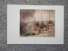 Stencil Makers - Antique Japanese Art Print - 1905