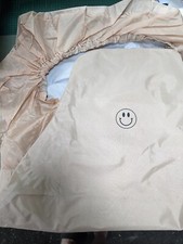 Happy Face Waterproof Premium Nude Beige Cream LARGE Car Seat Cover Protector