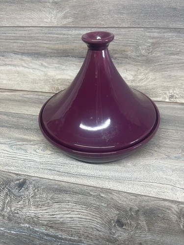 26cm purple ceramic tagine - purple,