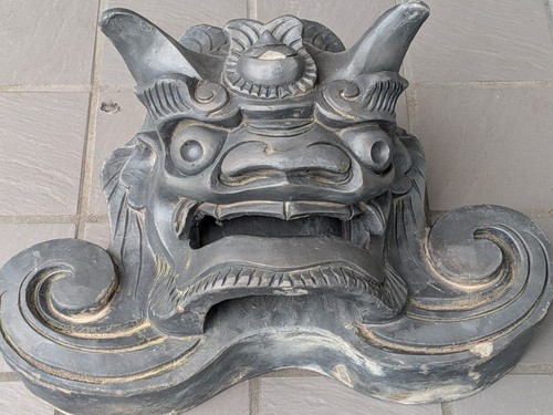 Antique japan onigawara roof - japan,