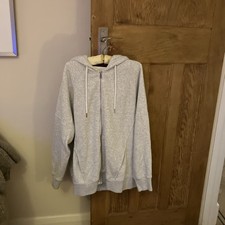 Abercrombie & Fitch Men's Grey Long Sleeve XL zip Hoodie