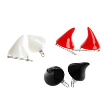 1 pair New Stereo Devil Horn Ear Clip Chic Halloween Cosplay Hair Clip Hairpin