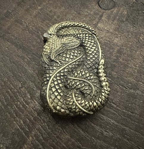 Vintage solid brass snake - vintage,