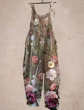Floral Dungarees