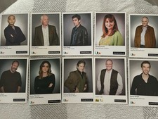 10 x  (Emmerdale) Unsigned Signed Cast Cards