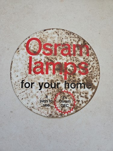 Osram home lamps sign - , 9”