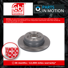 Brake discs pair solid fits - 2x,