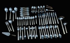 Mulex Edelstahl Rostfrei 18/10 Flatware Set Vintage 72 Piece Gold Plated