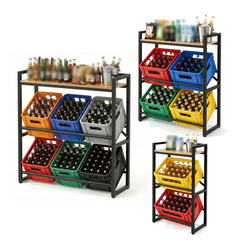 Drinks beverage crate - crate, shelf