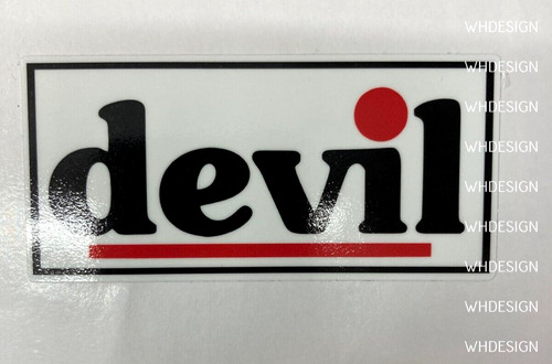 Vintage devil exhaust style - devil,