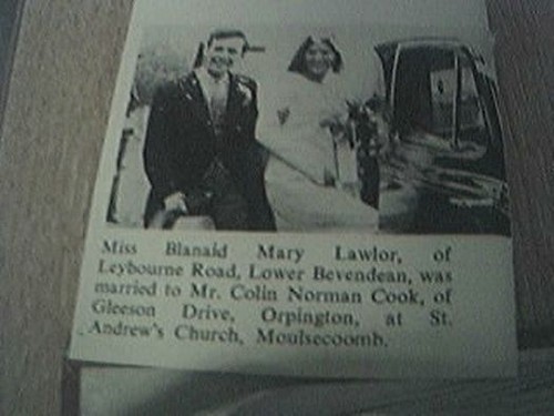 Ephemera 1965 sussex - ephemera, wedding