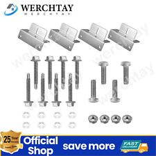 4 X Solar Panel Z Bracket Mounting with Stainless Fixings Caravan Roof Motorhome
