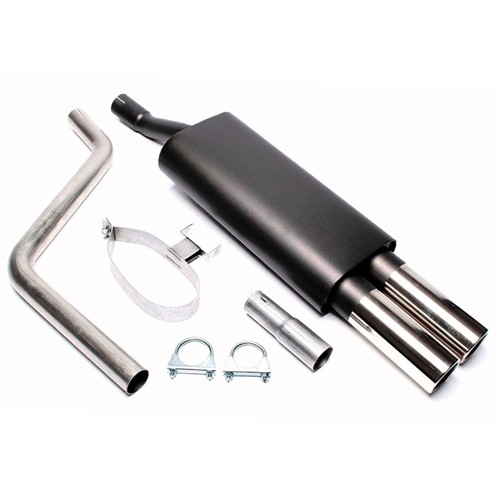 Sport exhaust 2x76mm polo - vw,
