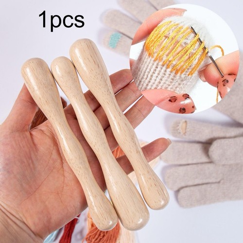 Wooden darning stick knitting - wooden,