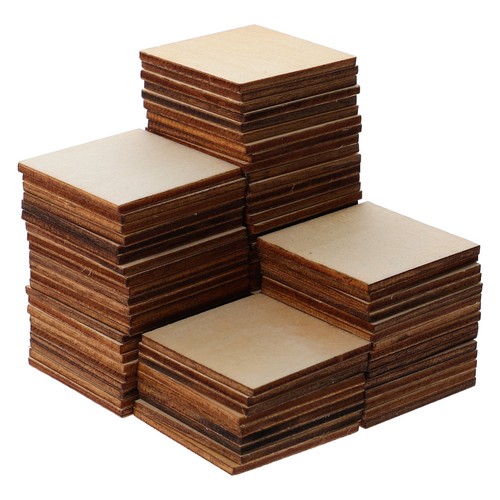 Pcs square wooden - 75,