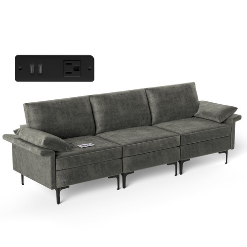 Modern modular loveseat seat - modular,