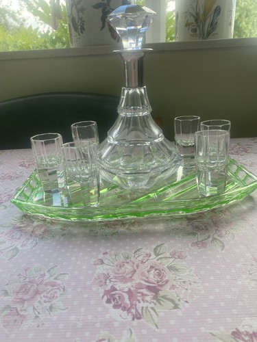 Art deco cut - deco, glass/german