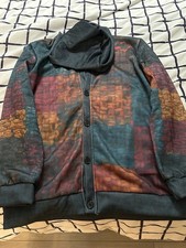 Patchwork Cardigan Hoodie