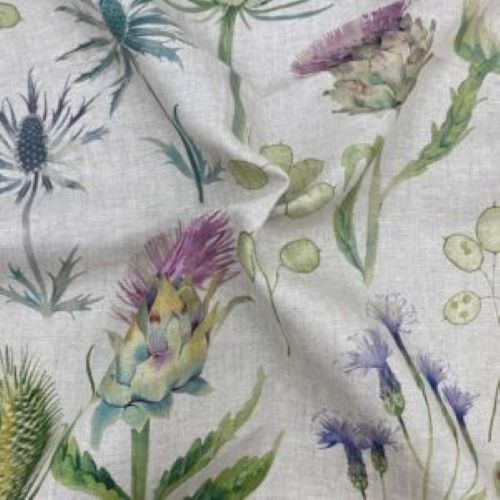 Sanderson thistle garden linen - sanderson,