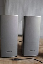 Bose companion 20/computer speakers/sound/stereo/BOSE/silver desktop speakers