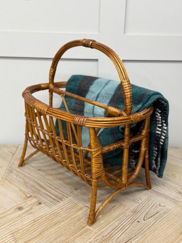 Wicker bamboo rattan - bamboo, vintage