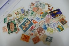 100 Romania Romanian used postage stamps philately postal Europe