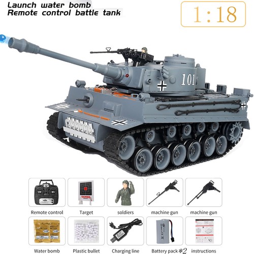 German tiger tactical rc - 1:18,
