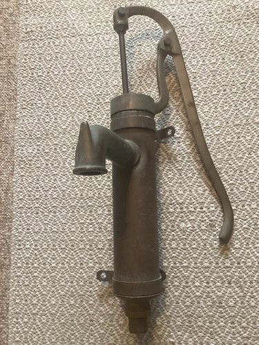 Antique garden water pump - water,