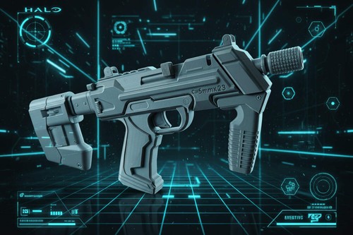 Caseless smg halo - caseless,