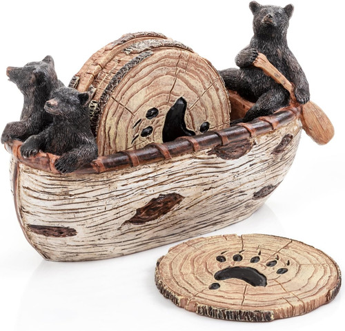 Bear coasters set 3 adorable - coasters,