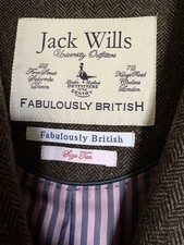 Jack Wills Green Herringbone