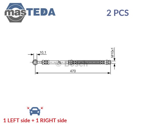 987 476 775 brake hose - 987, line