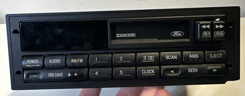 Vtg ford car radio cassette - ford,