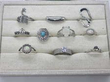 JOB LOT Rings 10 ITEMS Costume